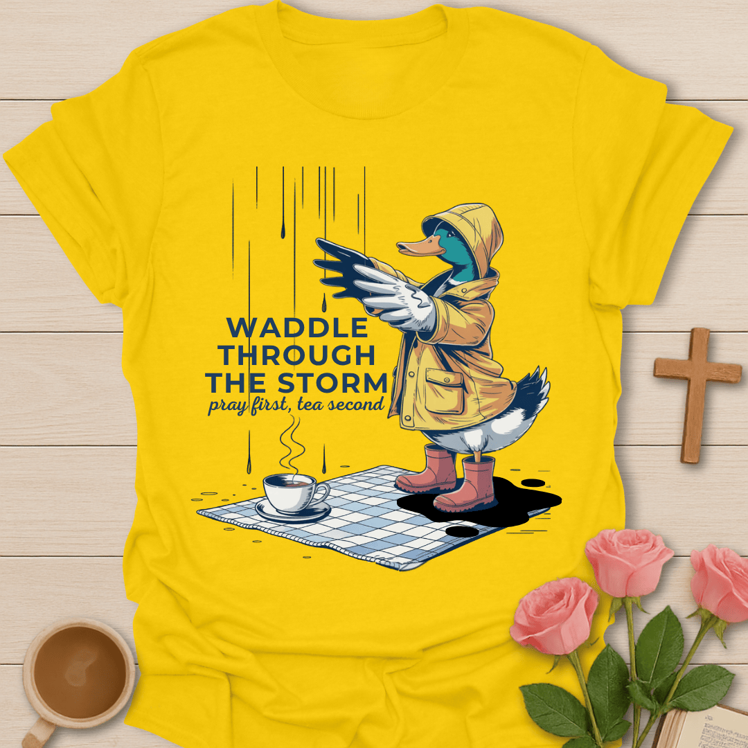 Waddle in Faith Tea T-Shirt T-Shirt