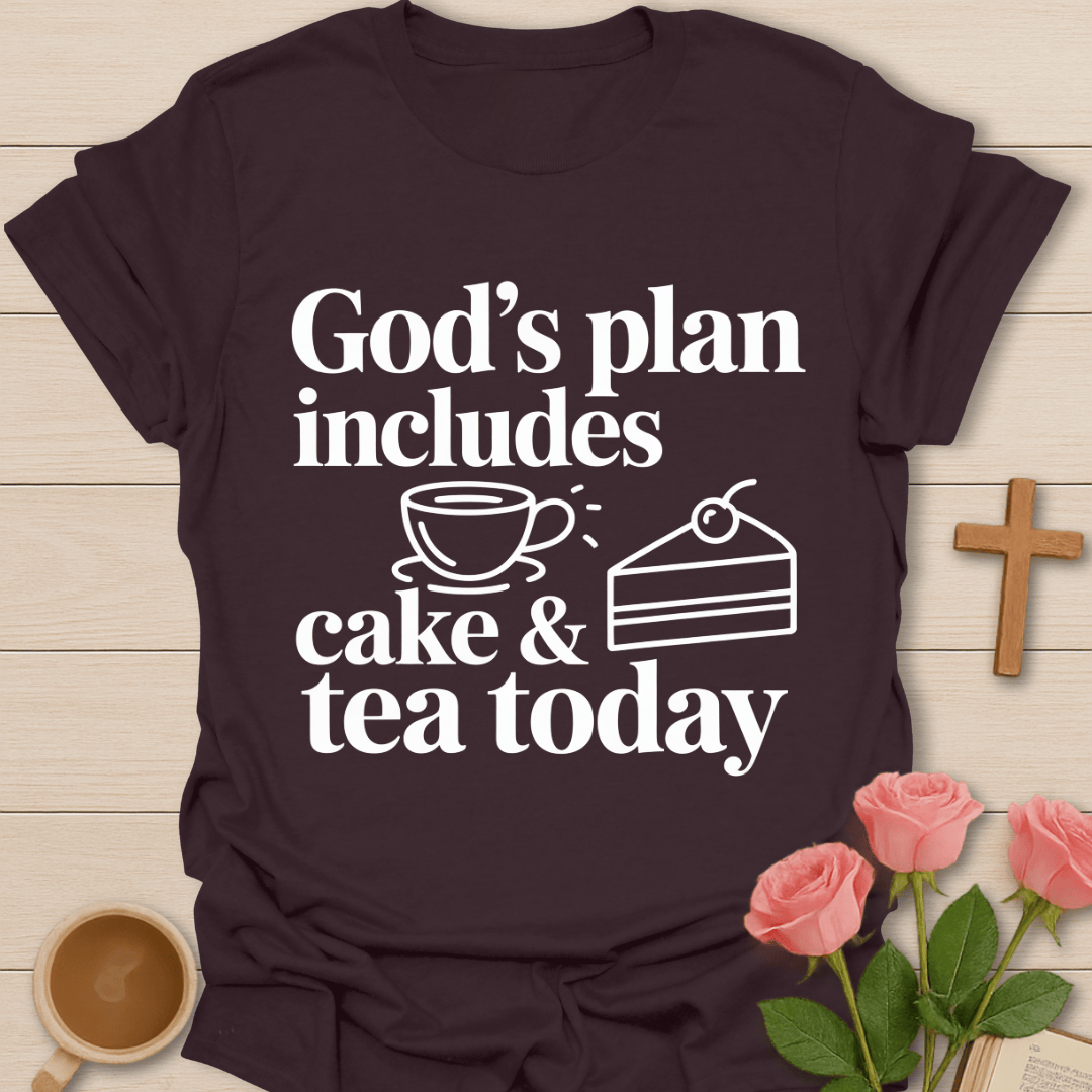 God’s Plan Tea & Cake T-Shirt T-Shirt