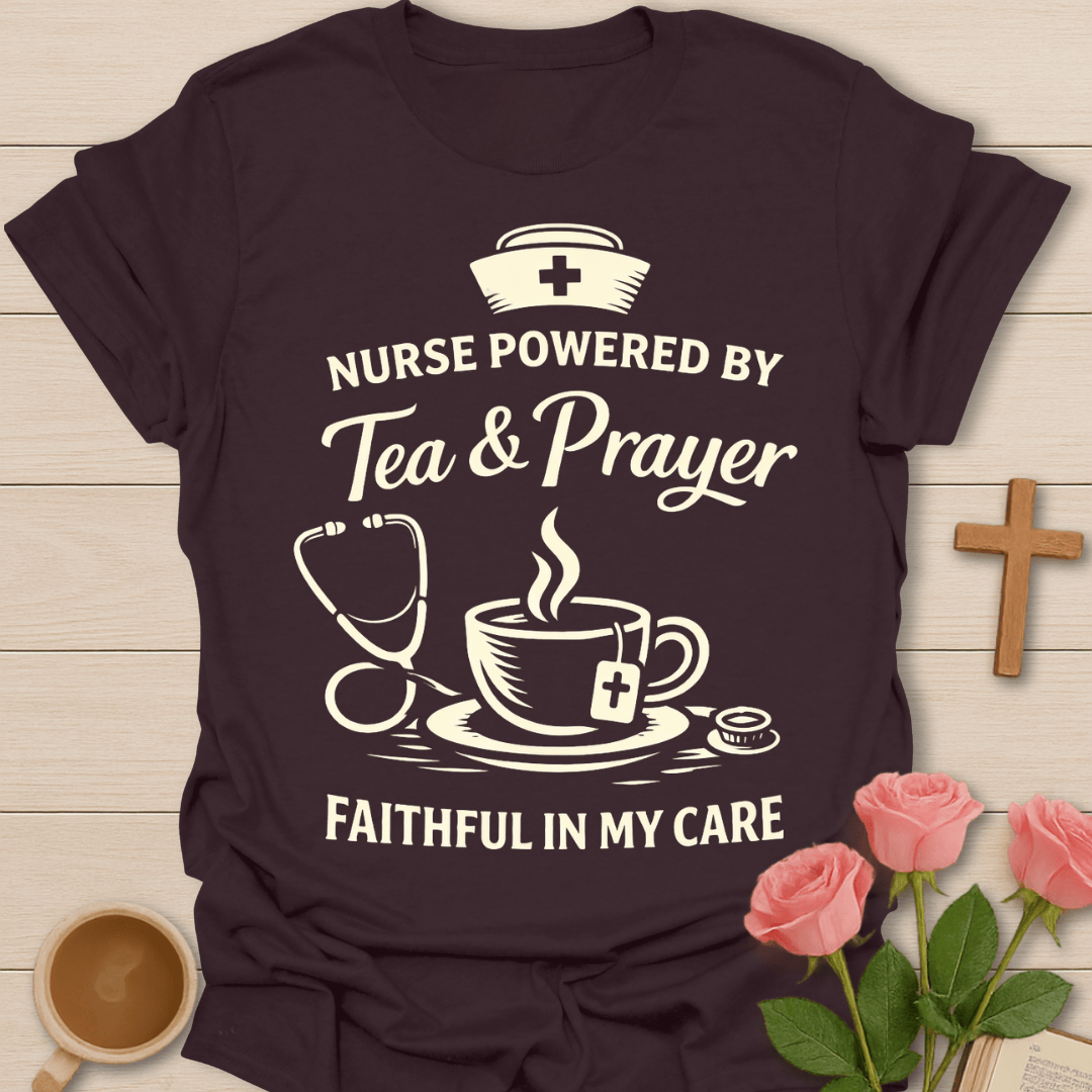 Nurse Faith & Tea T-Shirt T-Shirt