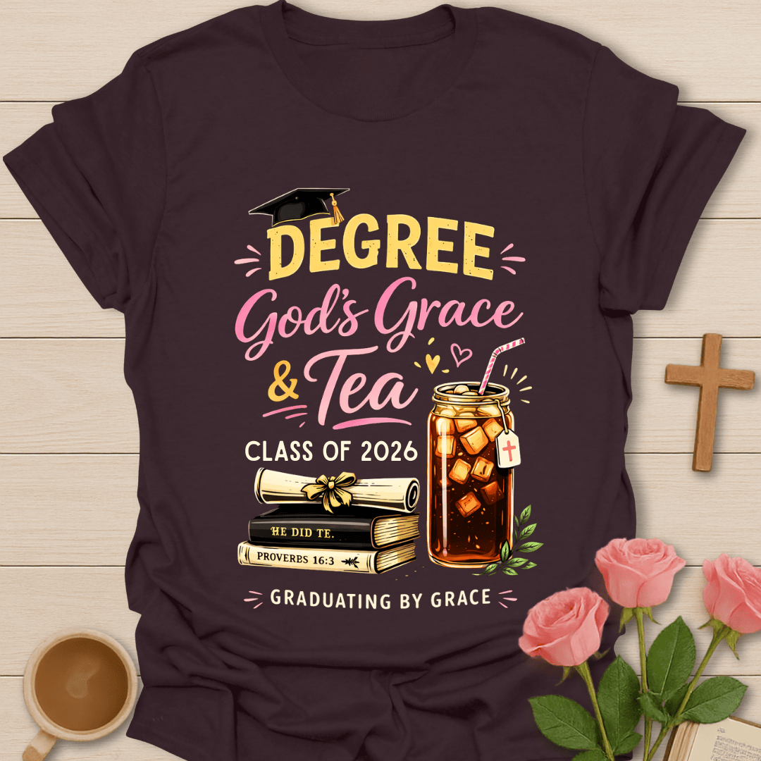Graduating by Grace Tea 2026 T-Shirt T-Shirt