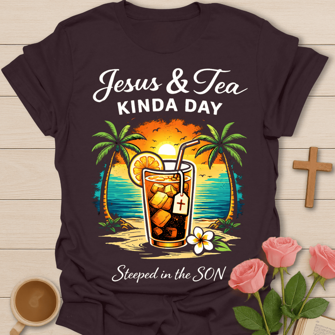 Jesus & Tea Beach T-Shirt T-Shirt