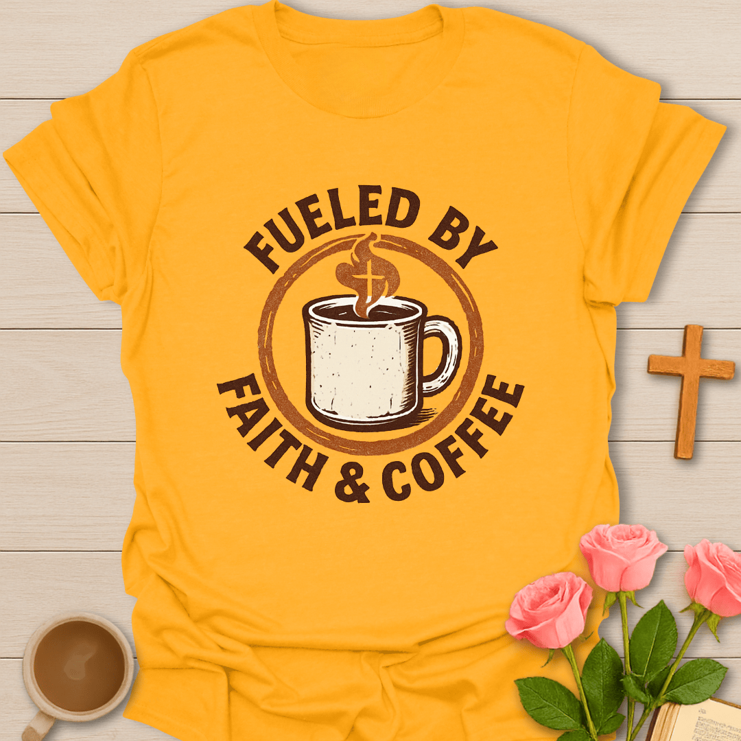 Fueled by Faith Coffee T-Shirt T-Shirt