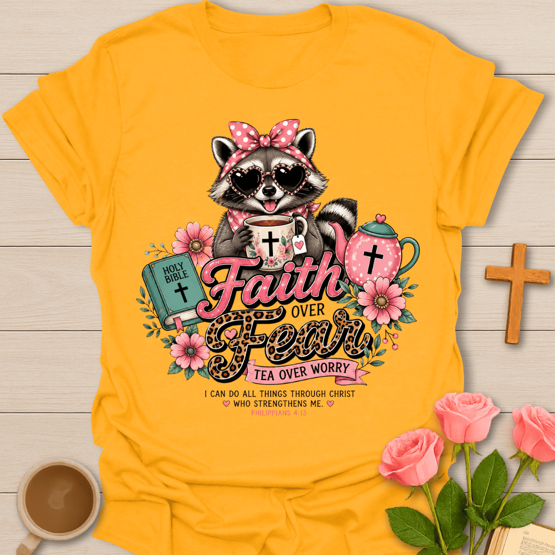 Tea Over Worry T-Shirt T-Shirt
