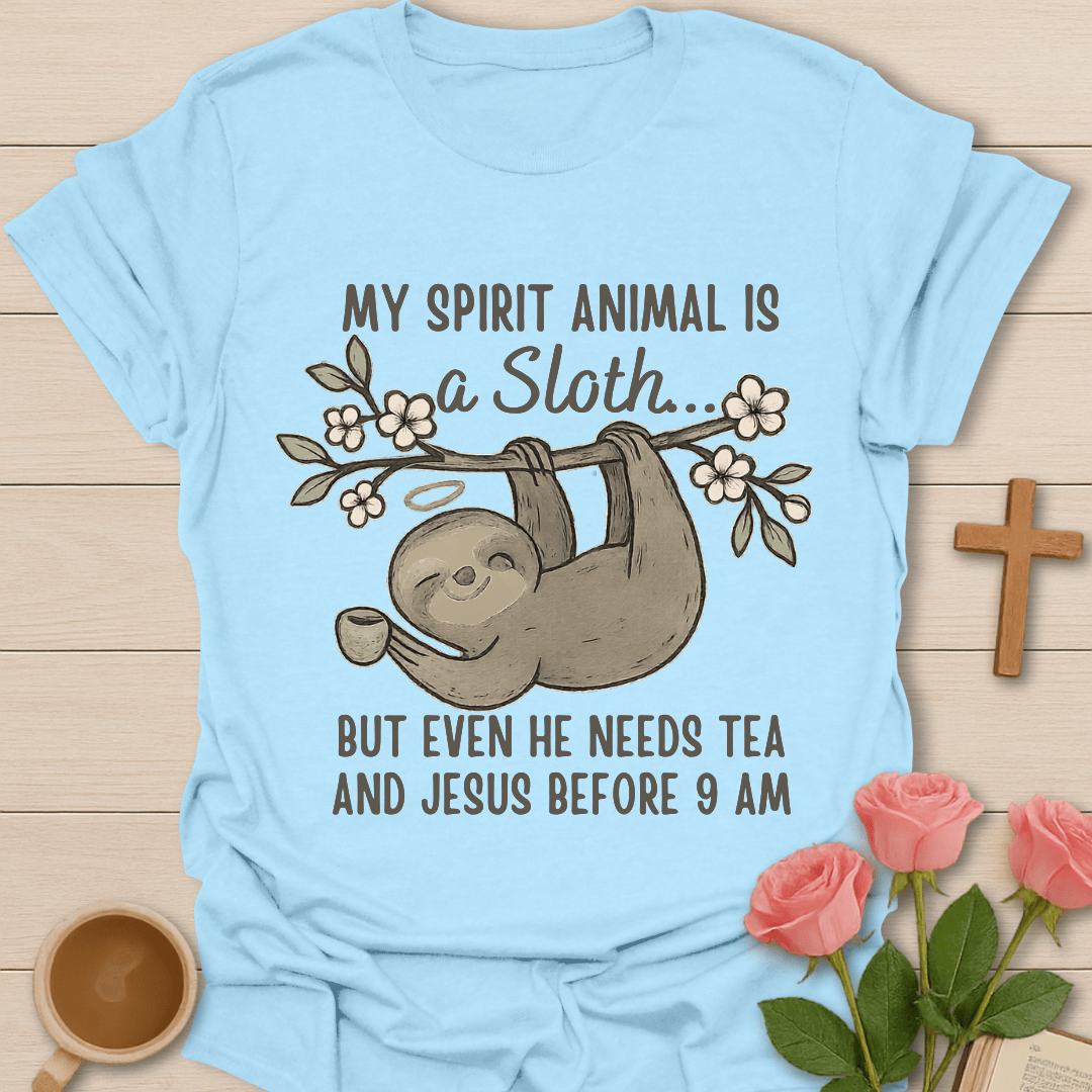Sloth Spiritual Animal T-Shirt T-Shirt