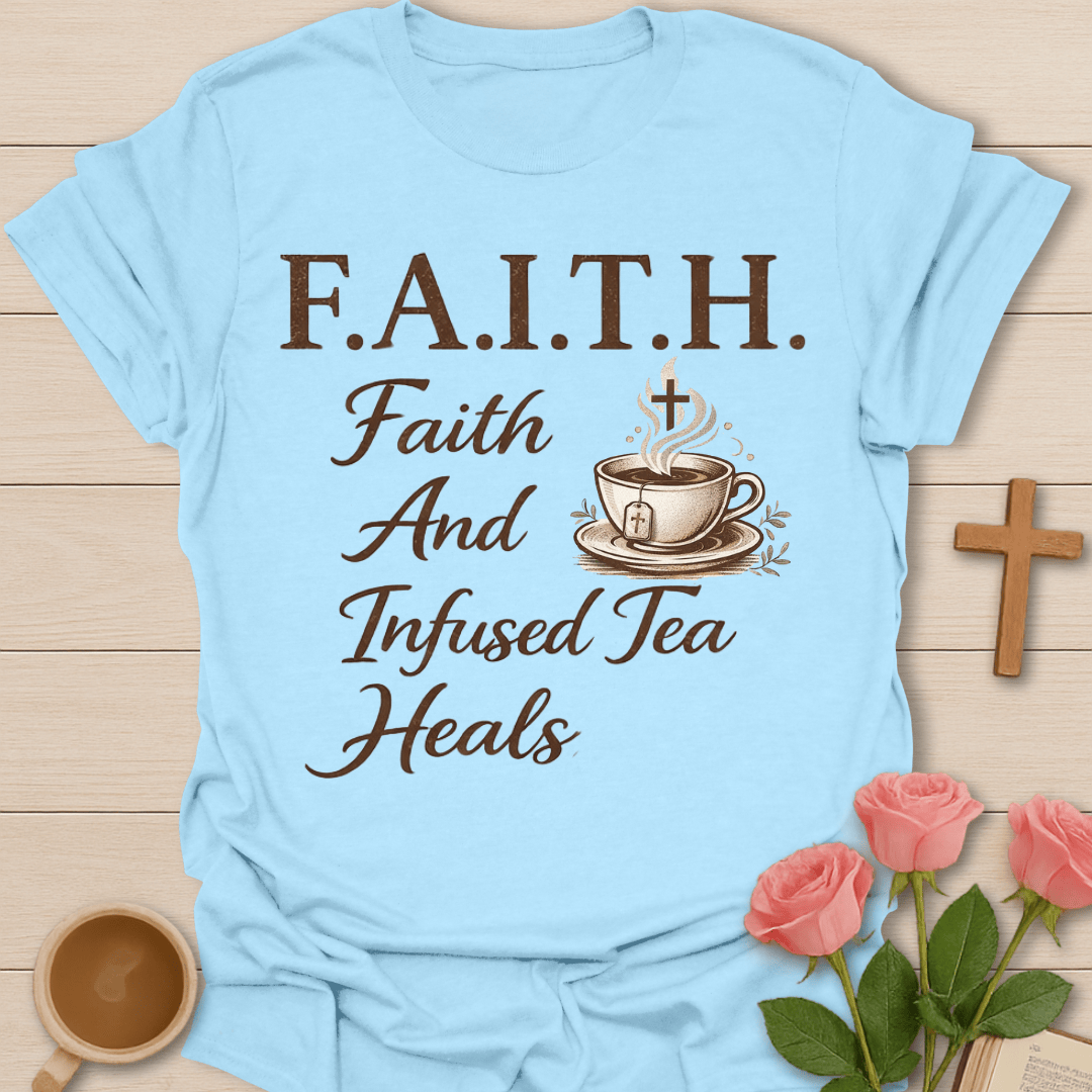 Faith Infused Tea Heals T-Shirt T-Shirt