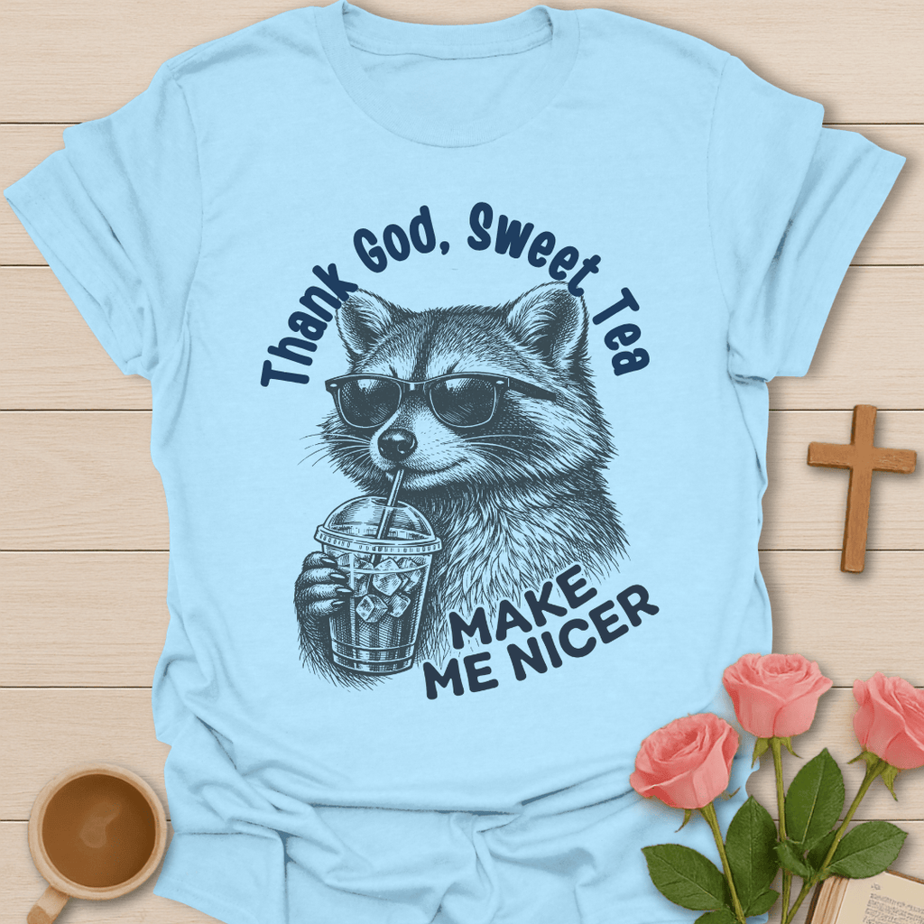 Sweet Tea Raccoon T-Shirt T-Shirt