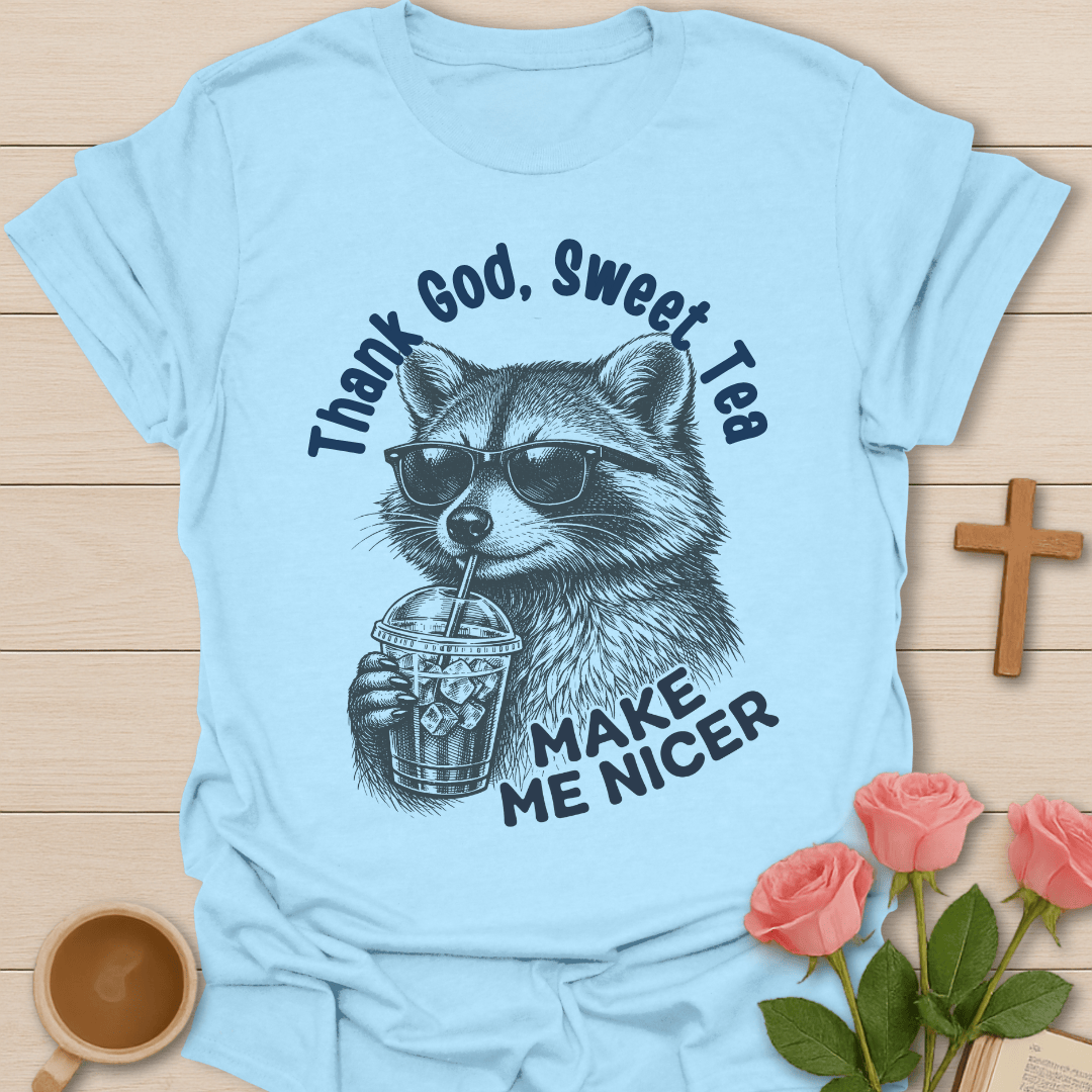 Sweet Tea Raccoon T-Shirt T-Shirt