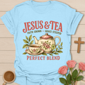 Faith Grown, Grace Steeped T-Shirt KozzyCo Christian and tea lover design