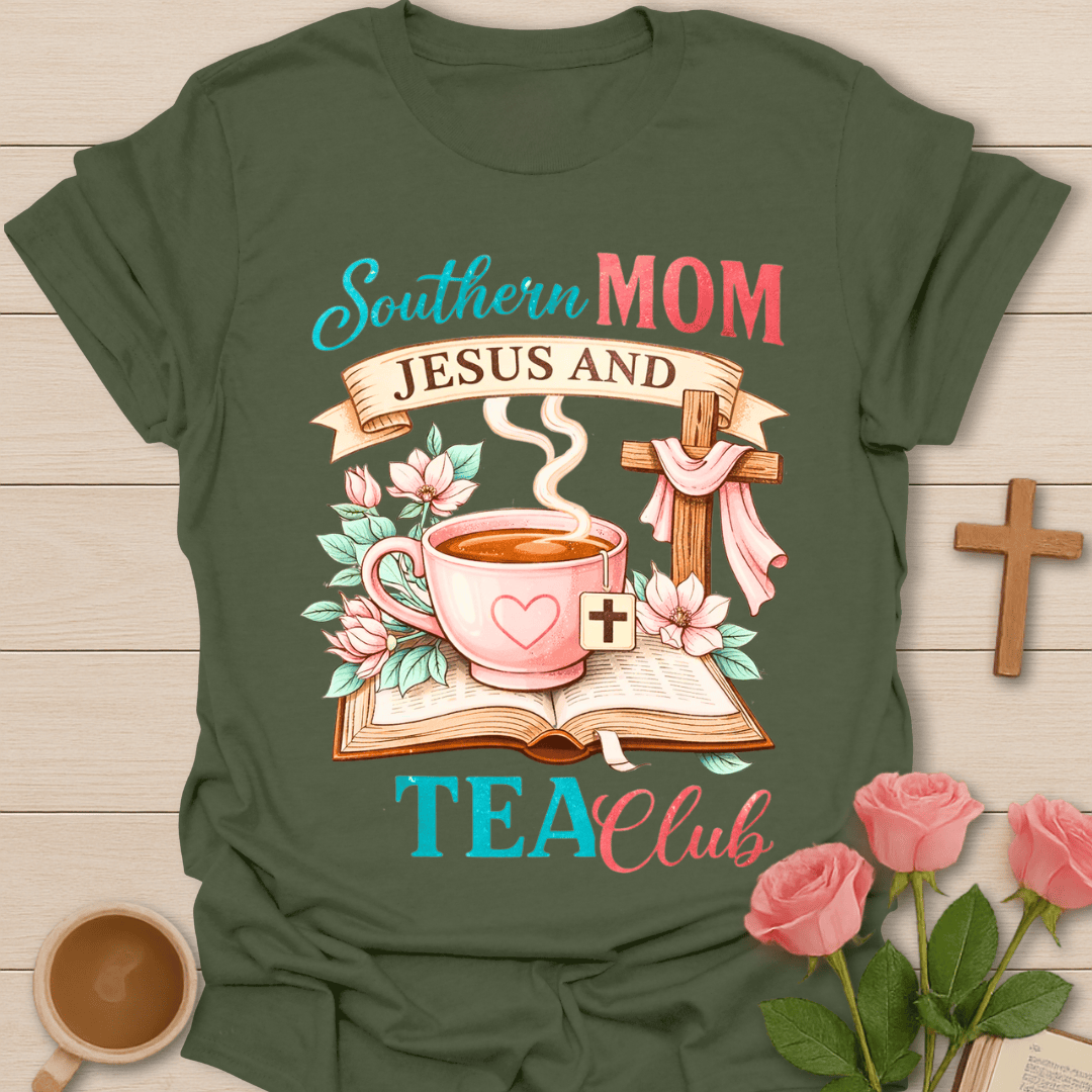 Southern Mom Tea Club T-Shirt T-Shirt