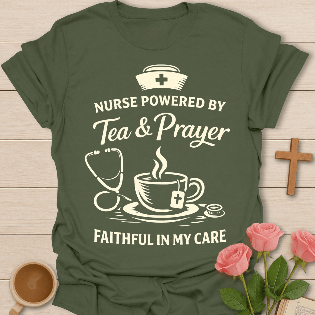 Nurse Faith & Tea T-Shirt T-Shirt
