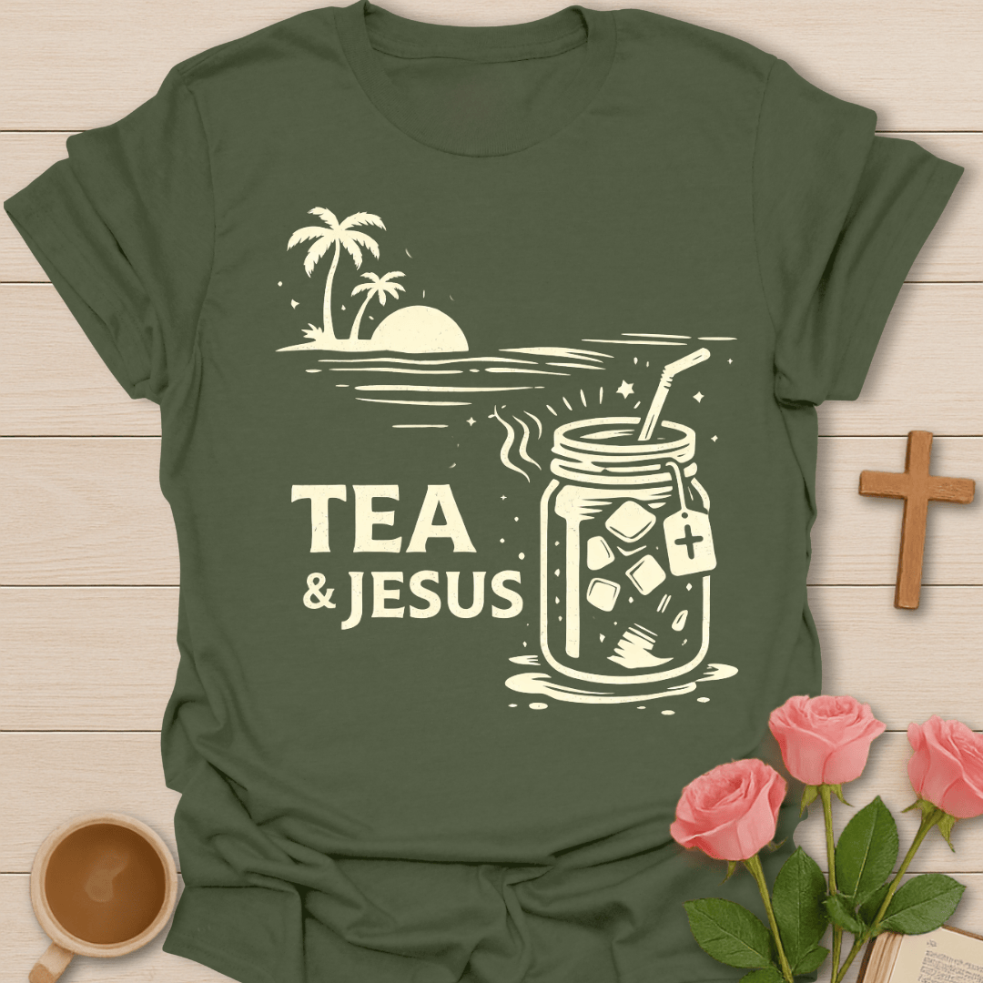Tea and Jesus Summer T-Shirt T-Shirt
