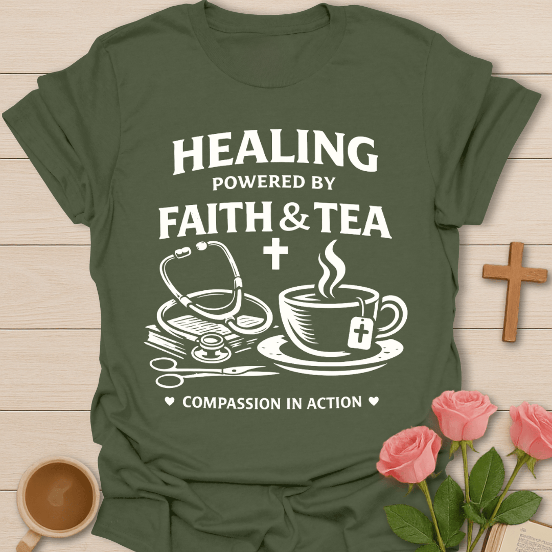 Healing Faith Tea T-Shirt T-Shirt
