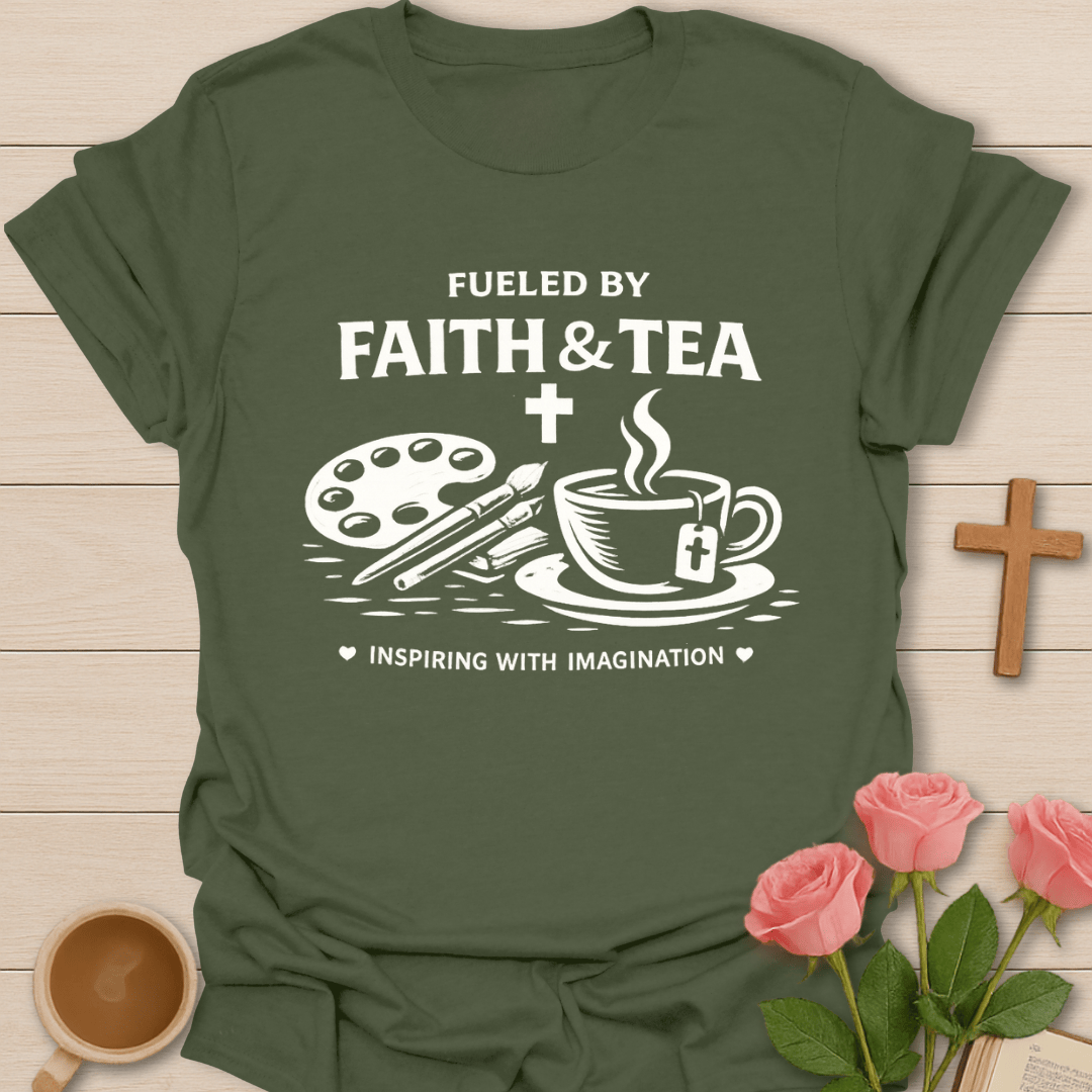 Creative Faith Tea Christian T-Shirt T-Shirt