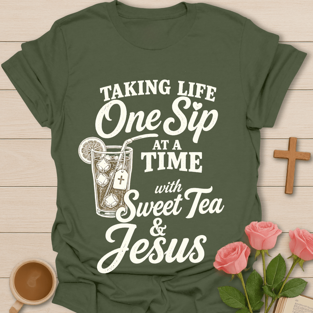 One Sip At A Time T-Shirt T-Shirt