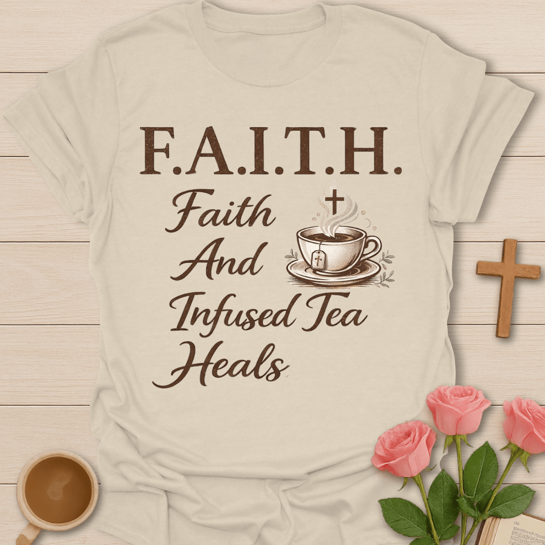 Faith Infused Tea Heals T-Shirt T-Shirt