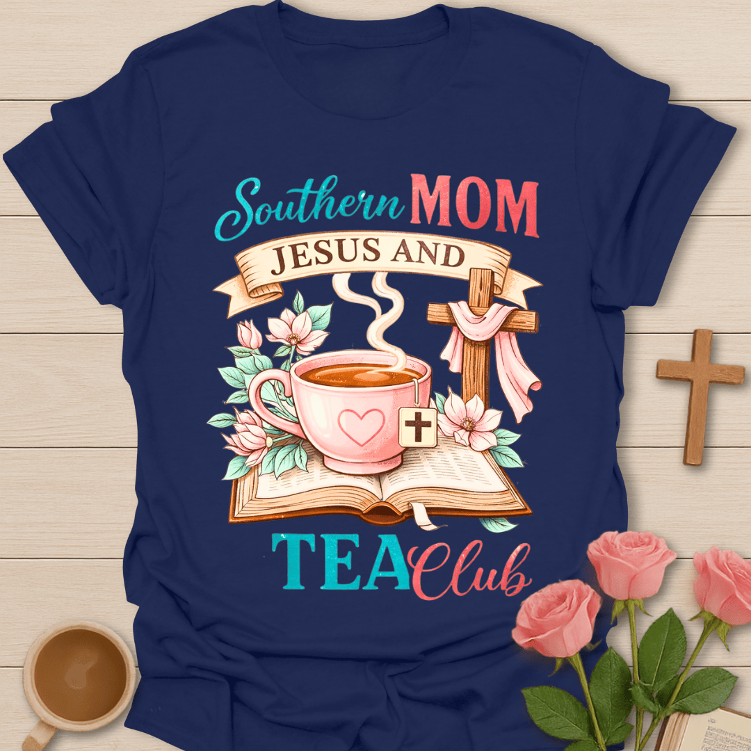 Southern Mom Tea Club T-Shirt T-Shirt