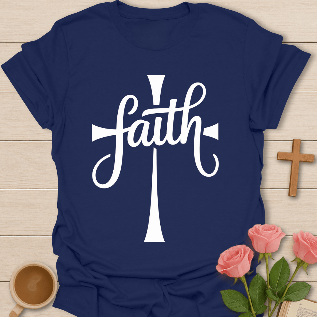 Faith Cross Christian T-Shirt T-Shirt