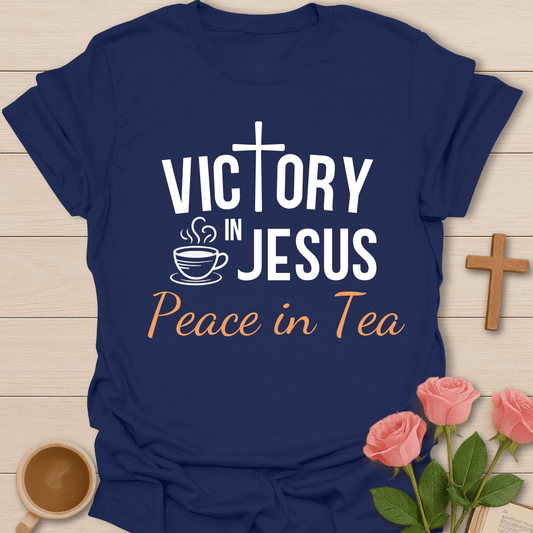 Jesus Victory Peace Tea T-Shirt T-Shirt