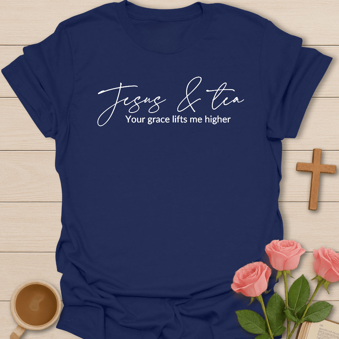Jesus Grace Tea Christian T-Shirt T-Shirt