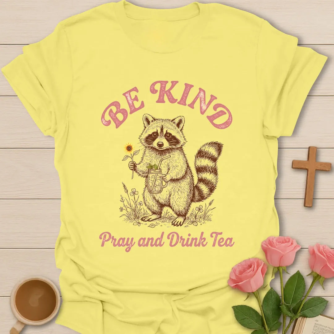 Not An Option Christian t-shirt with faith-inspired tea lettering design - Cornsilk