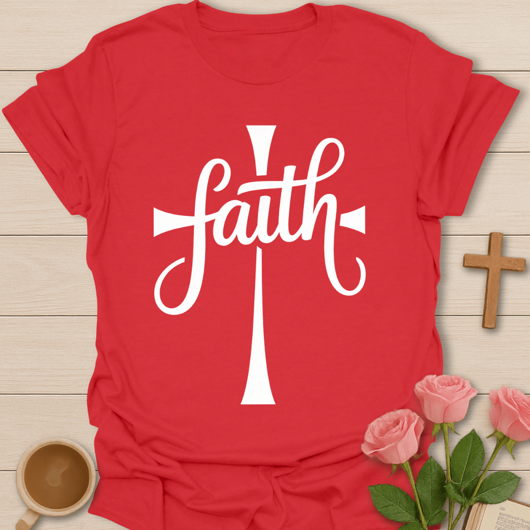 Faith Cross Christian T-Shirt T-Shirt