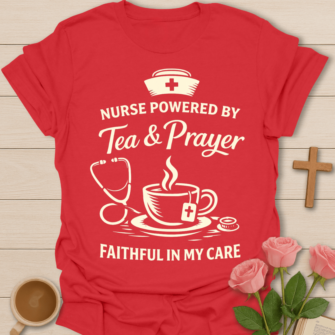 Nurse Faith & Tea T-Shirt T-Shirt
