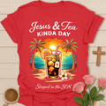 Jesus & Tea Beach T-Shirt T-Shirt