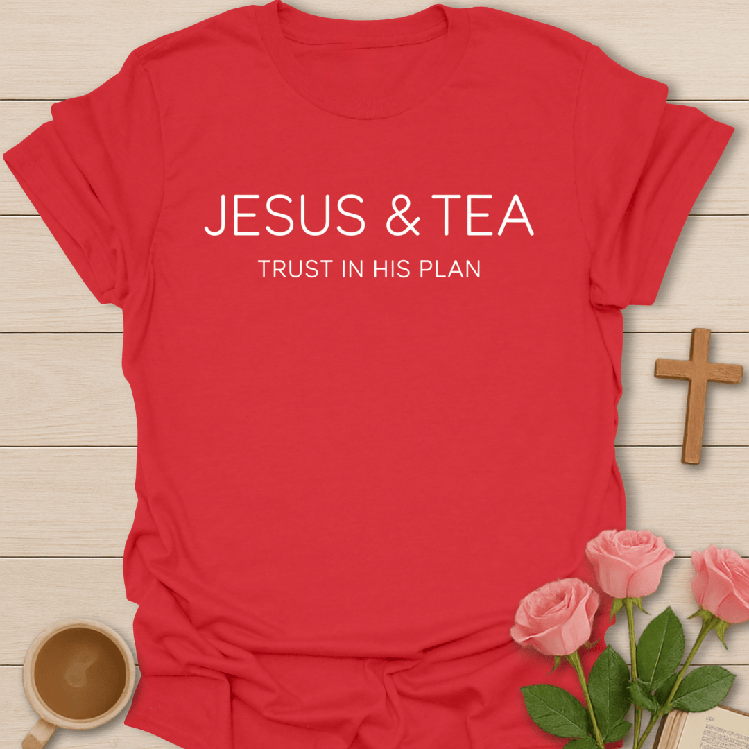 Trust His Plan Faith Tea T-Shirt T-Shirt
