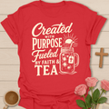 Purpose Faith & Tea T-Shirt KozzyCo Christian and tea lover design