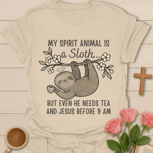 Sloth Spiritual Animal T-Shirt T-Shirt