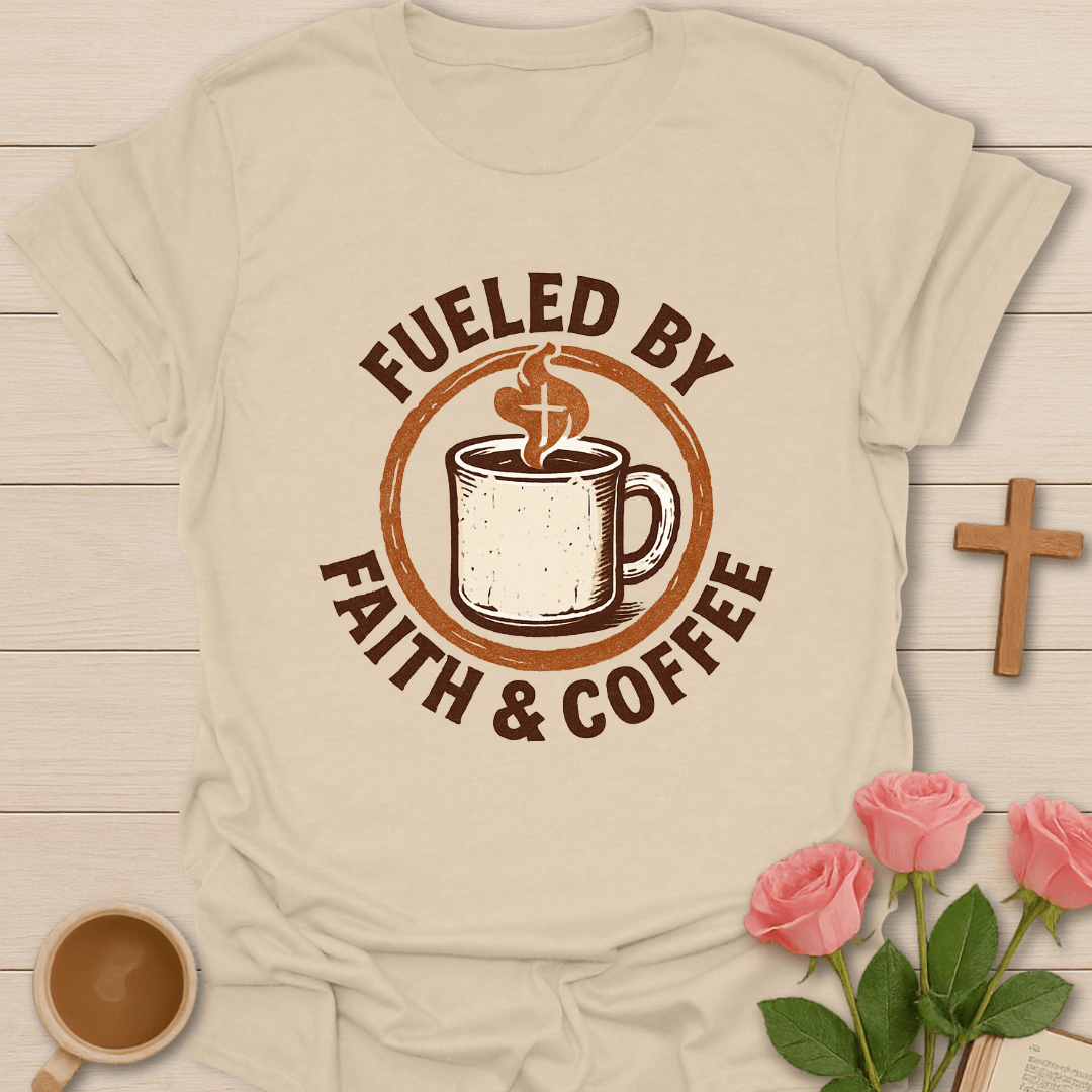 Fueled by Faith Coffee T-Shirt T-Shirt