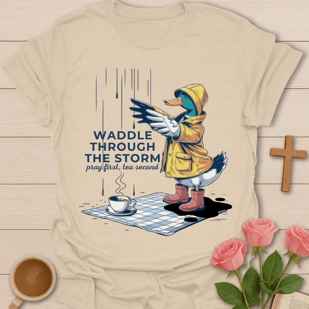 Waddle in Faith Tea T-Shirt T-Shirt