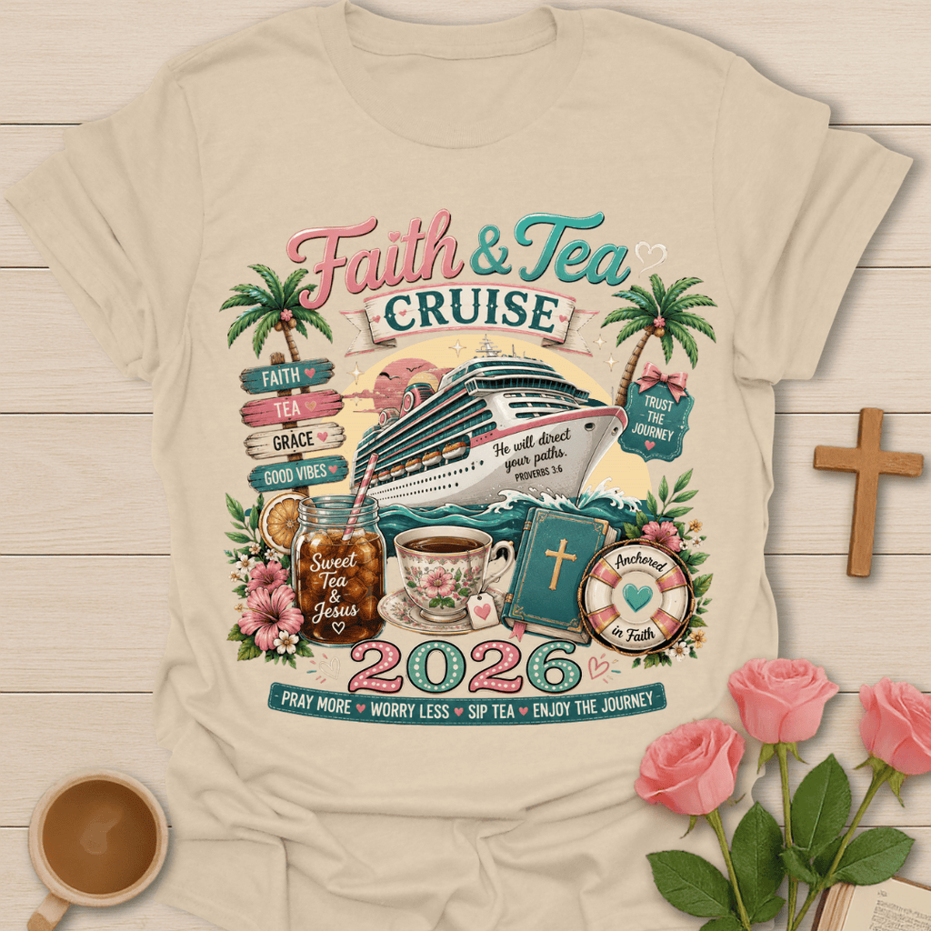 Faith Tea 2026 Cruise Vacation T-Shirt T-Shirt