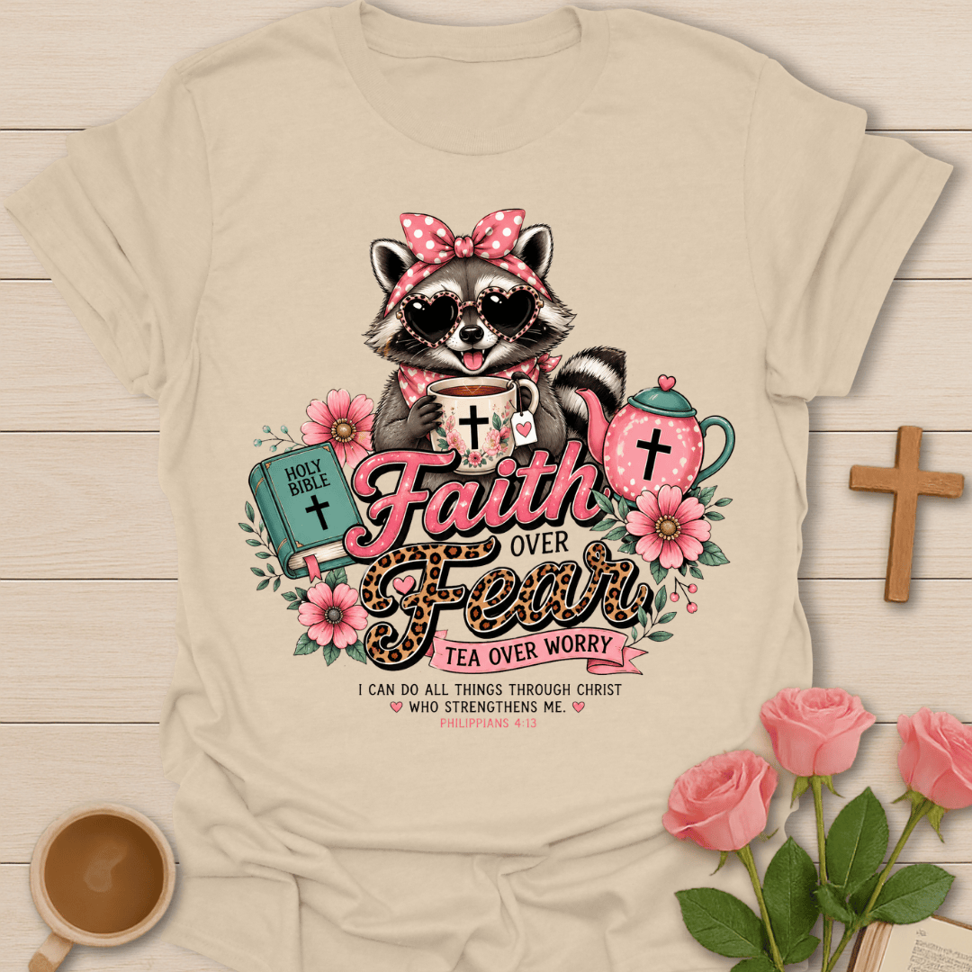 Tea Over Worry T-Shirt T-Shirt