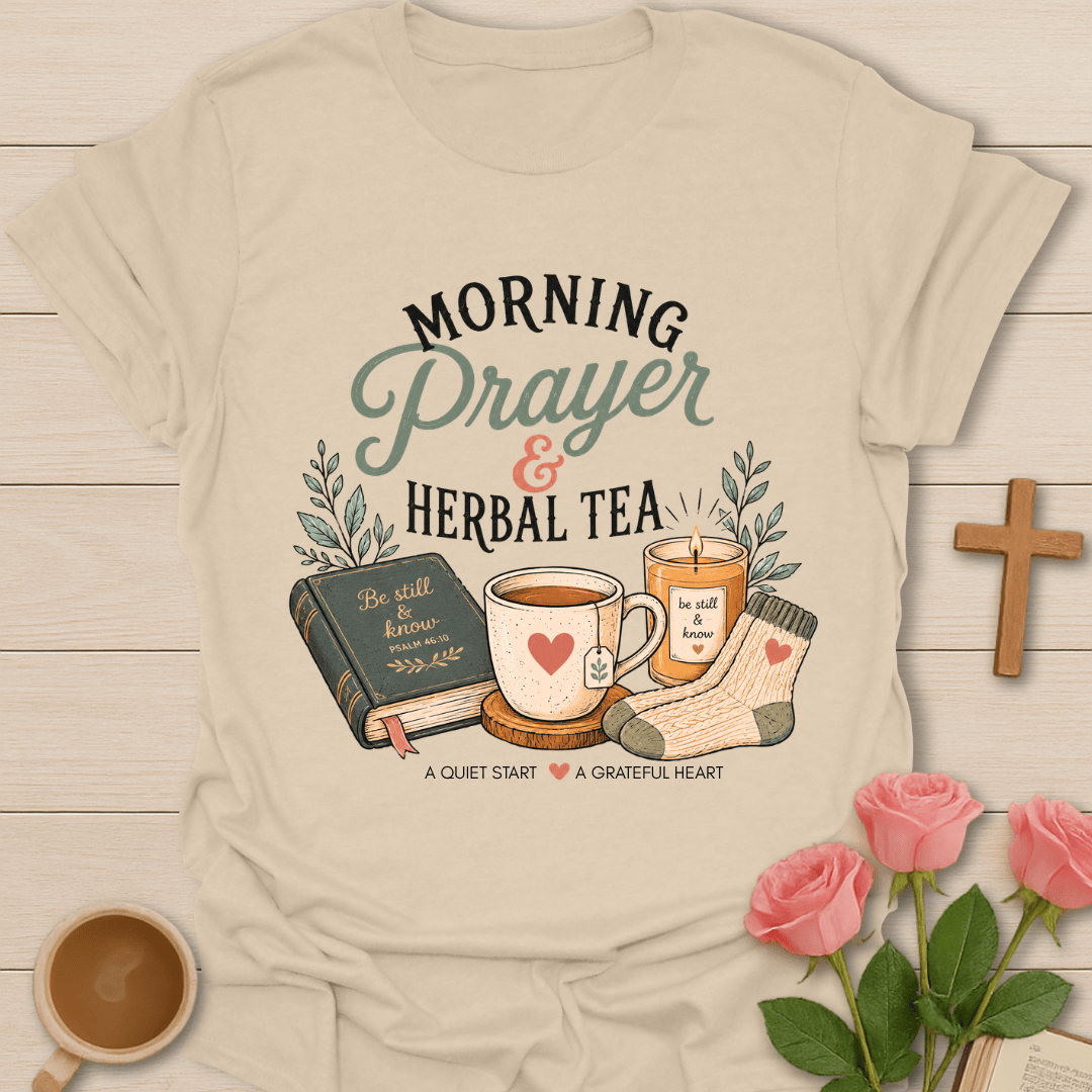 Morning Prayer & Herbal Tea T-Shirt T-Shirt
