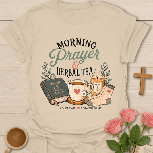 Morning Prayer & Herbal Tea T-Shirt T-Shirt
