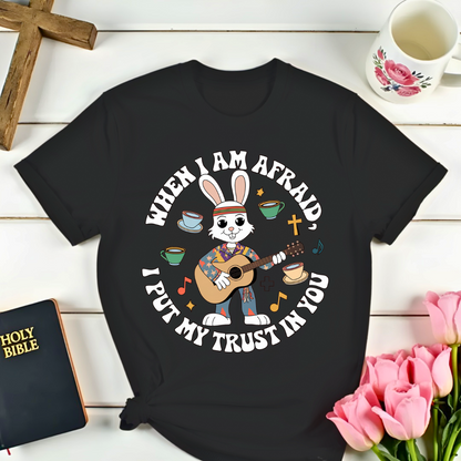 Psalm 56: Guitar Bunny T-Shirt