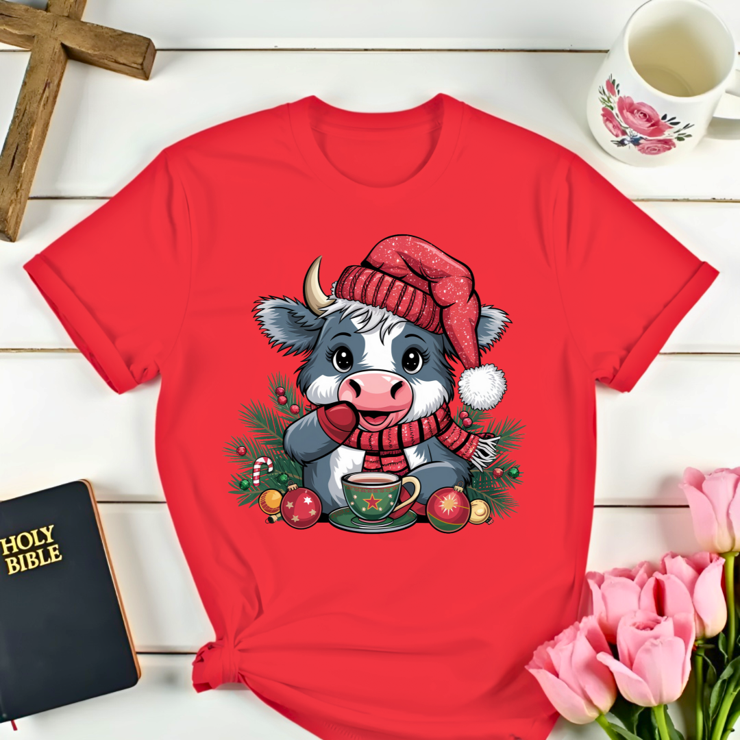 Christmas Cow T-Shirt
