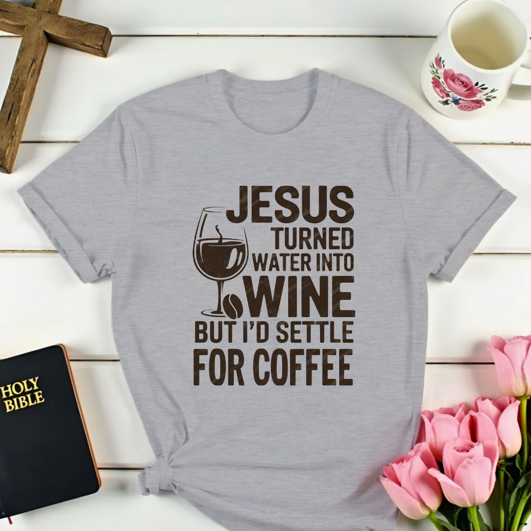 Wine Or Coffee T-Shirt