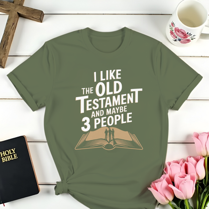 Old Testament and 3 People T-Shirt