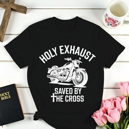 Exhaust  And Cross T-Shirt