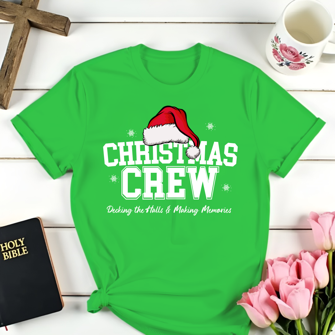 Christmas Crew Deck The Halls T-Shirt