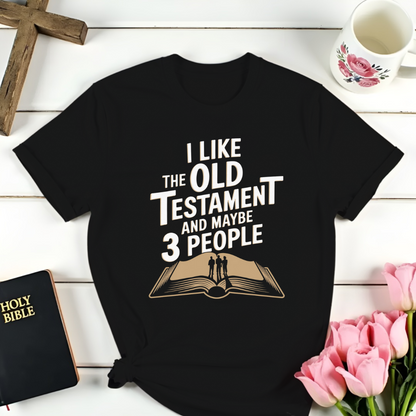 Old Testament and 3 People T-Shirt