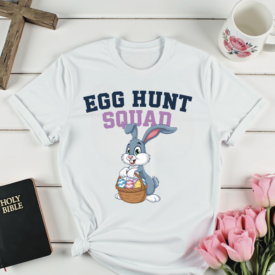 Bunny Egg Hunt Squad  T-Shirt