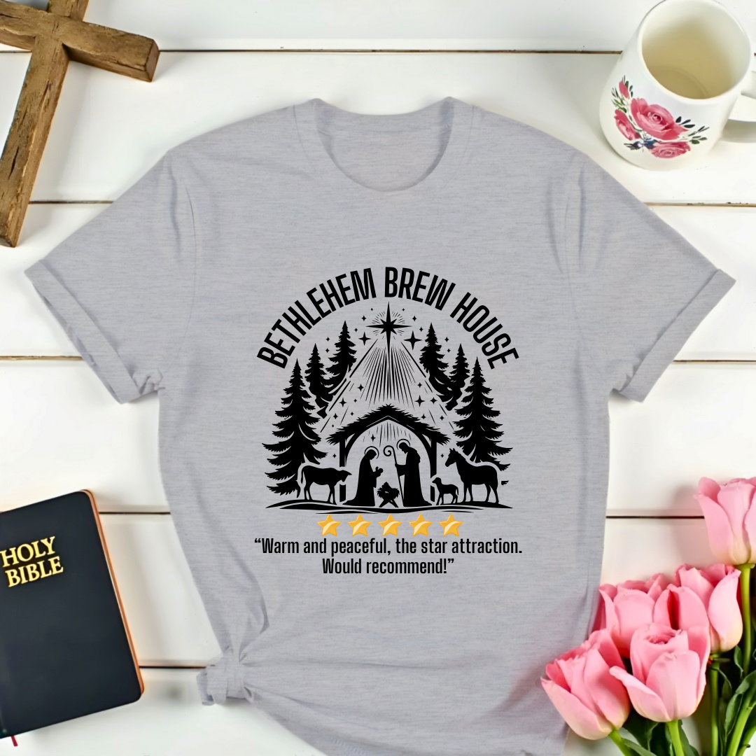 Bethlehem Brew House 5 Star Review T-Shirt