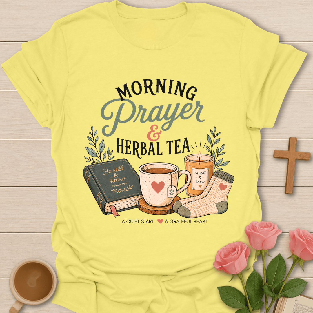 Morning Prayer & Herbal Tea T-Shirt T-Shirt