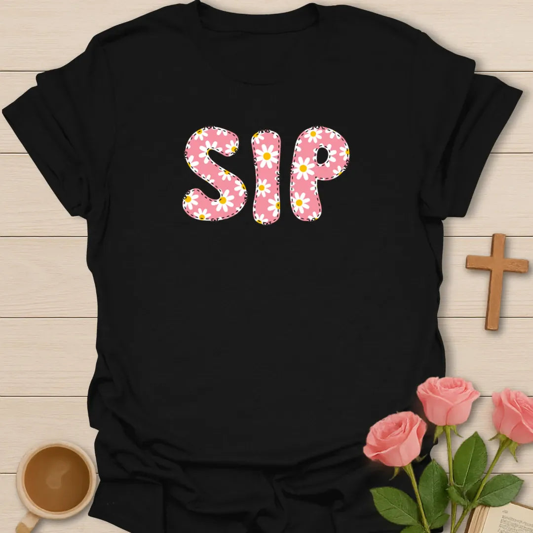Simple Faith Tea SIP T-Shirt KozzyCo Christian and tea lover design