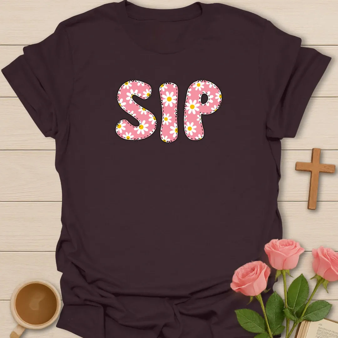 Simple Faith Tea SIP T-Shirt KozzyCo Christian and tea lover design