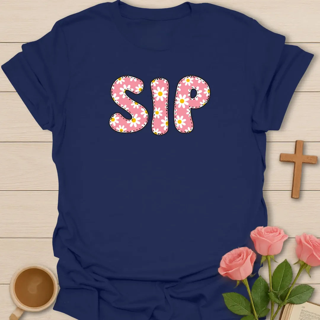 Simple Faith Tea SIP T-Shirt KozzyCo Christian and tea lover design