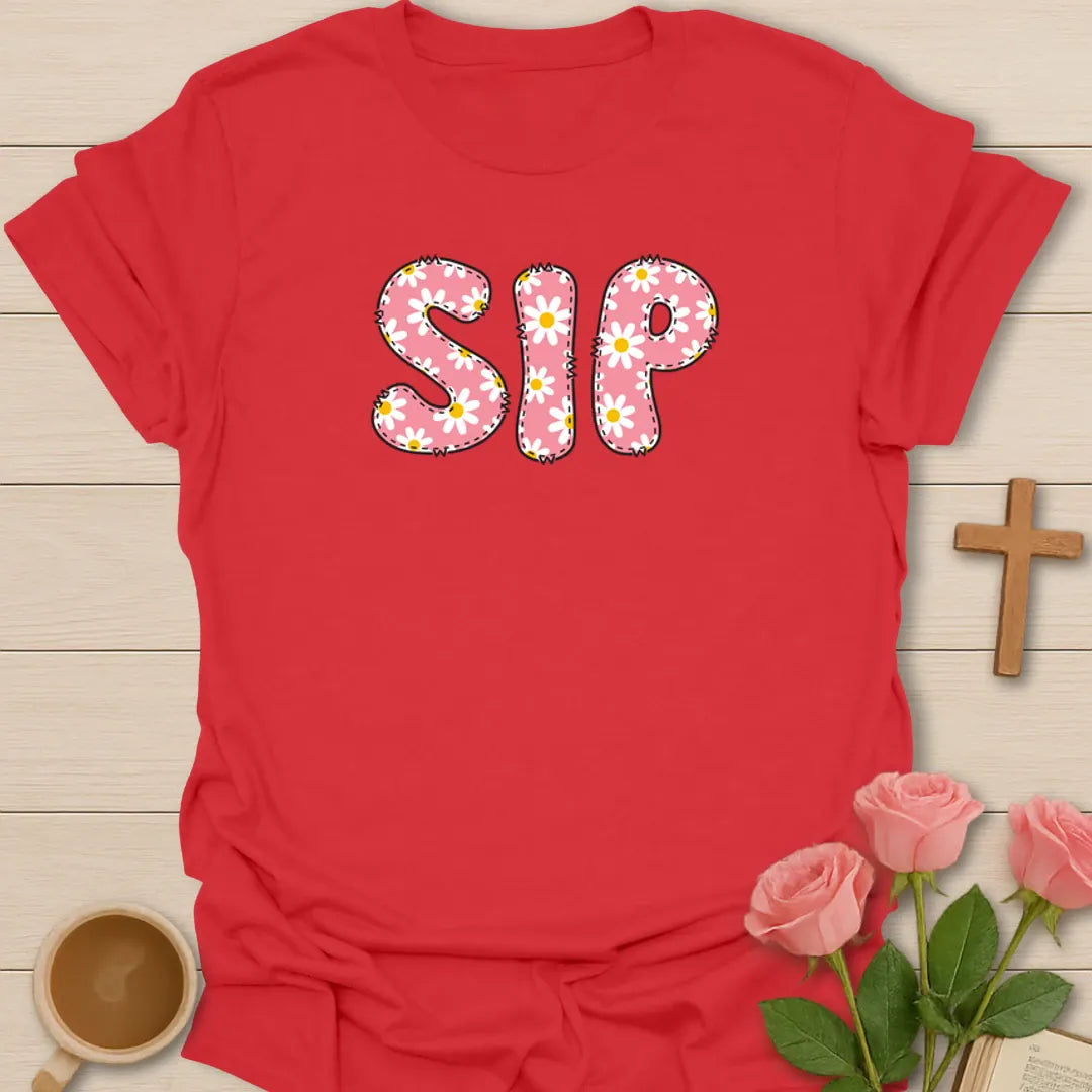 Simple Faith Tea SIP T-Shirt KozzyCo Christian and tea lover design
